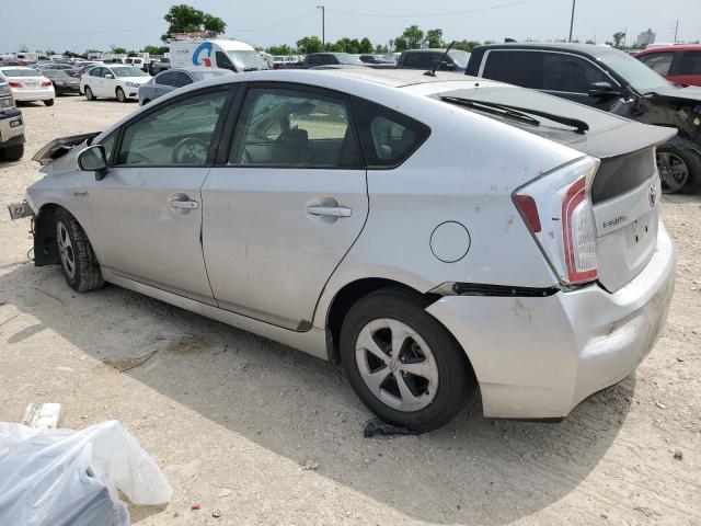 JTDKN3DU0D5560571 - 2013 TOYOTA PRIUS SILVER photo 2