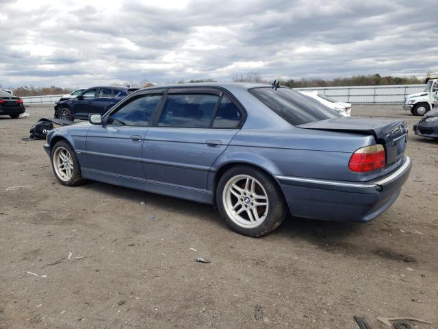 WBAGH83411DP24114 - 2001 BMW 740 IL BLUE photo 2