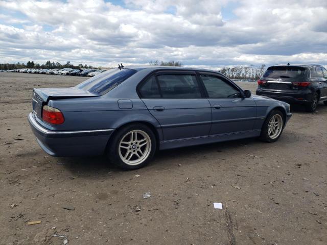 WBAGH83411DP24114 - 2001 BMW 740 IL BLUE photo 3