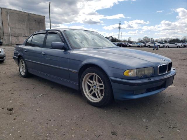 WBAGH83411DP24114 - 2001 BMW 740 IL BLUE photo 4