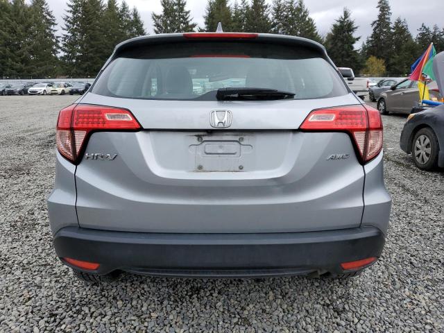 3CZRU6H33JG713639 - 2018 HONDA HR-V LX SILVER photo 6