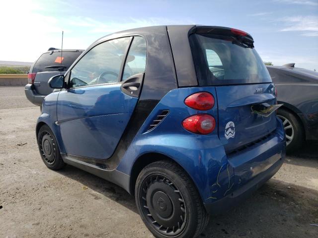 WMEEJ31X39K316124 - 2009 SMART FORTWO PURE BLUE photo 2