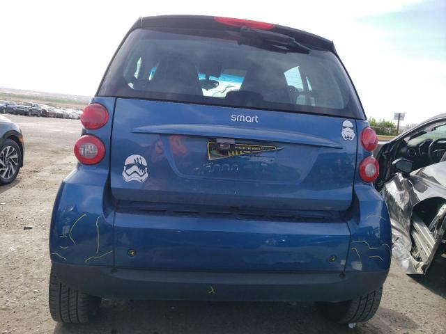 WMEEJ31X39K316124 - 2009 SMART FORTWO PURE BLUE photo 6