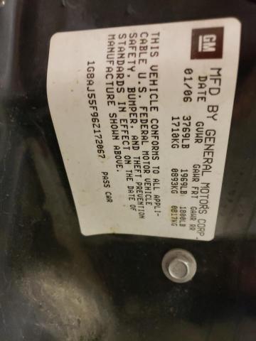 1G8AJ55F96Z172067 - 2006 SATURN ION LEVEL 2 灰色 照片 12