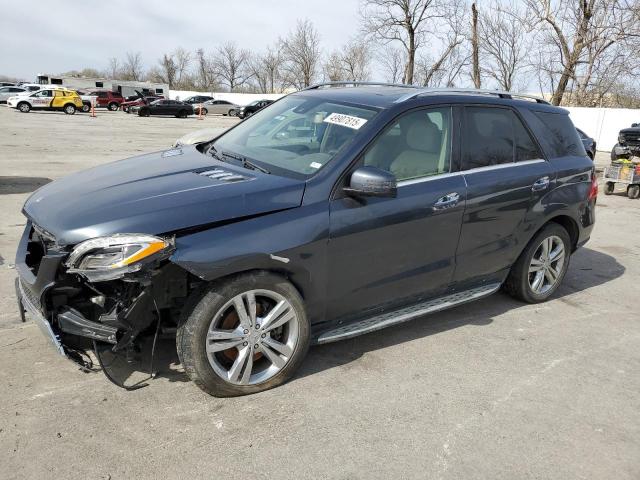 4JGDA5HB8DA222606 - 2013 MERCEDES-BENZ ML 350 4MATIC GRAY photo 1