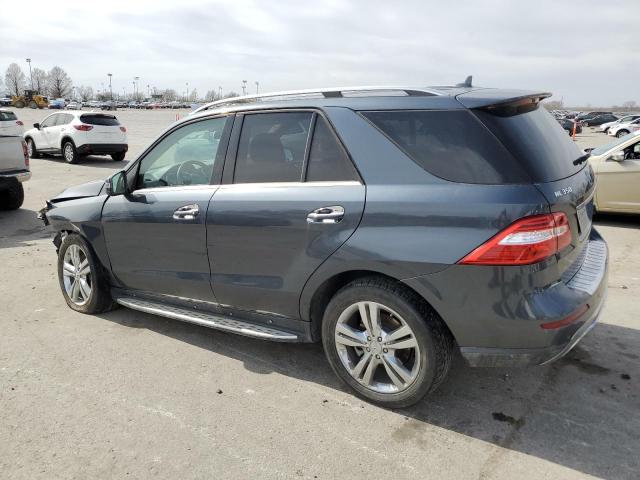 4JGDA5HB8DA222606 - 2013 MERCEDES-BENZ ML 350 4MATIC GRAY photo 2