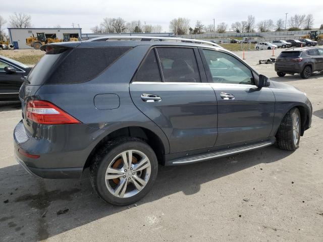 4JGDA5HB8DA222606 - 2013 MERCEDES-BENZ ML 350 4MATIC GRAY photo 3