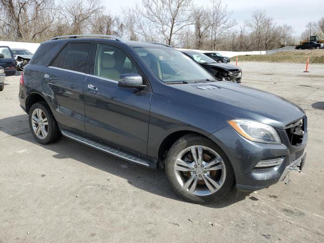 4JGDA5HB8DA222606 - 2013 MERCEDES-BENZ ML 350 4MATIC GRAY photo 4