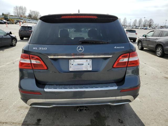 4JGDA5HB8DA222606 - 2013 MERCEDES-BENZ ML 350 4MATIC GRAY photo 6
