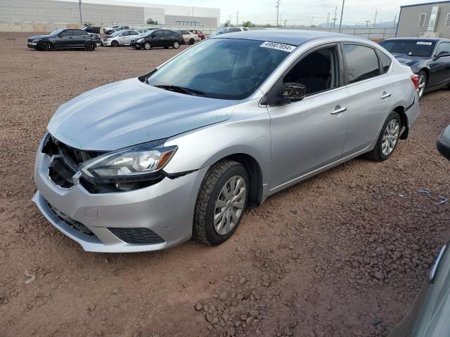 3N1AB7AP6GY269111 - 2016 NISSAN SENTRA S SILVER photo 1