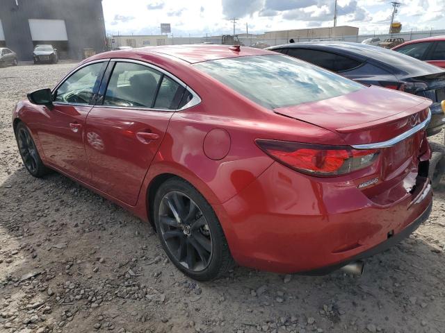 JM1GJ1W65F1170080 - 2015 MAZDA 6 GRAND TOURING RED photo 2