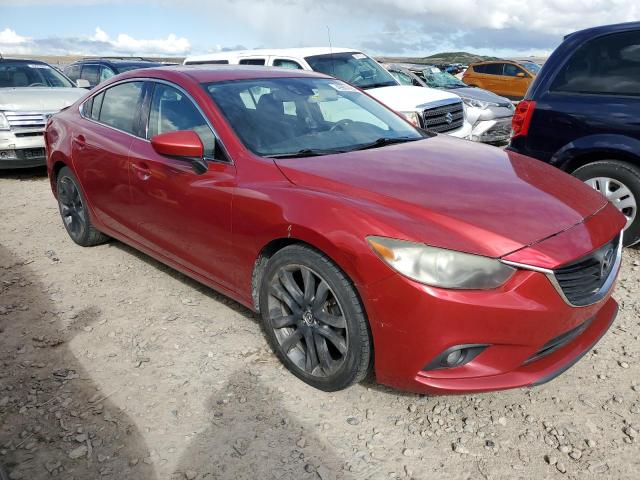 JM1GJ1W65F1170080 - 2015 MAZDA 6 GRAND TOURING RED photo 4