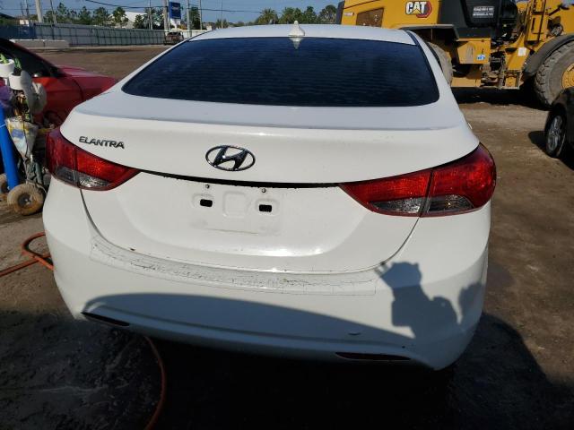 5NPDH4AE2DH387400 - 2013 HYUNDAI ELANTRA GLS WHITE photo 6