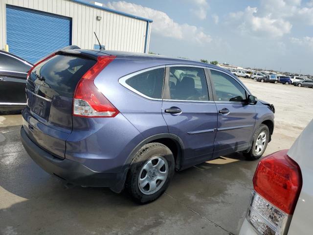 5J6RM3H36CL036302 - 2012 HONDA CR-V LX BLUE photo 3