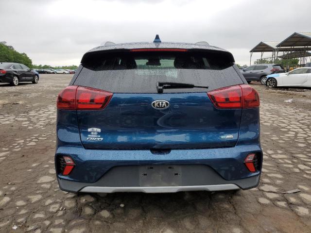 KNDCB3LC8L5399603 - 2020 KIA NIRO LX BLUE photo 6