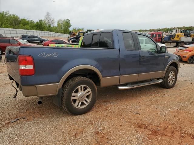 1FTPX14525FA15030 - 2005 FORD F150 BLUE photo 3