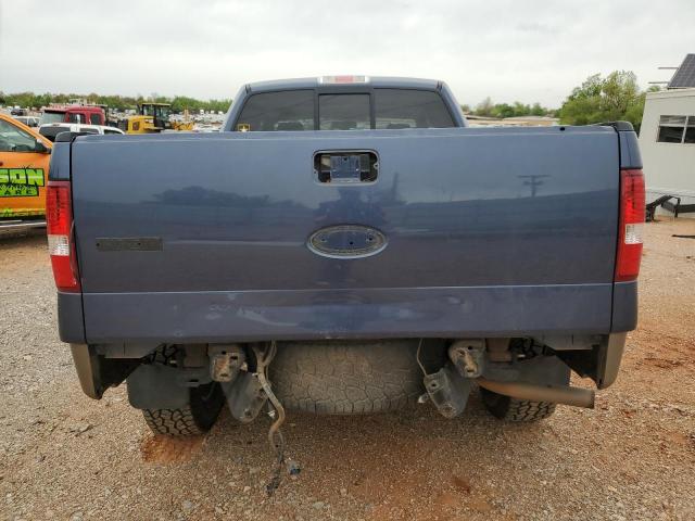 1FTPX14525FA15030 - 2005 FORD F150 BLUE photo 6