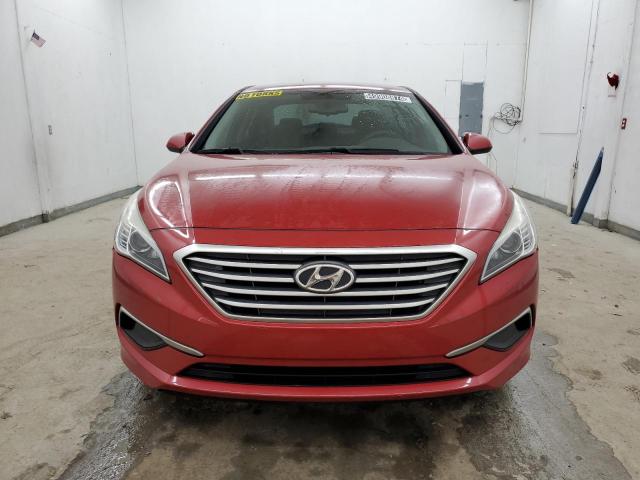 5NPE24AF6HH485107 - 2017 HYUNDAI SONATA SE RED photo 5