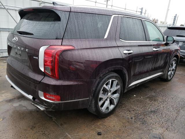 KM8R5DHE4NU389737 - 2022 HYUNDAI PALISADE LIMITED BURGUNDY photo 3