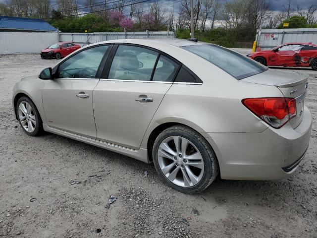 1G1PG5SB3E7382764 - 2014 CHEVROLET CRUZE LTZ BEIGE photo 2