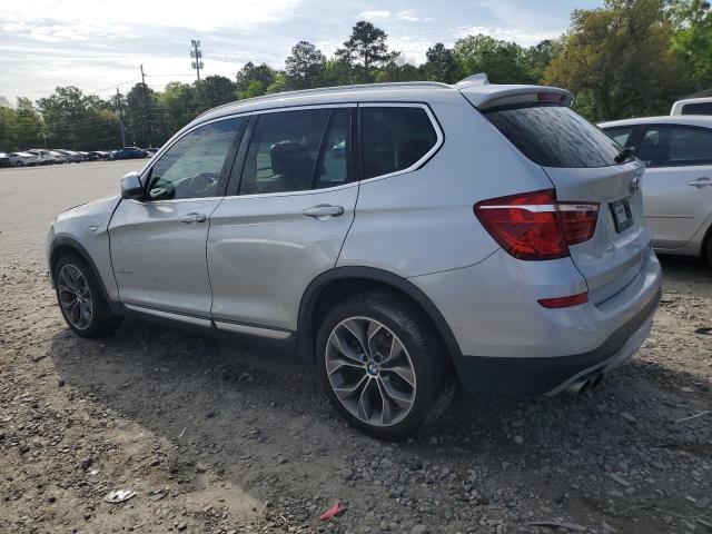 5UXWX9C55G0D79283 - 2016 BMW X3 XDRIVE28I SILVER photo 2