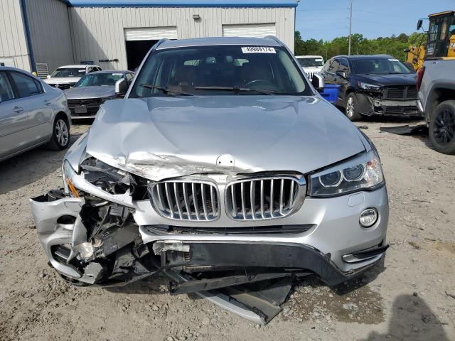 5UXWX9C55G0D79283 - 2016 BMW X3 XDRIVE28I SILVER photo 5