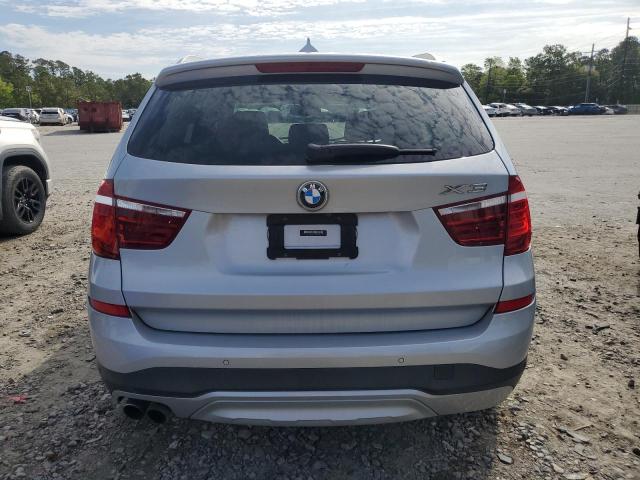 5UXWX9C55G0D79283 - 2016 BMW X3 XDRIVE28I SILVER photo 6