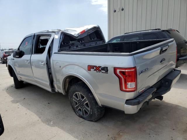 1FTEW1EP4GKE93065 - 2016 FORD F150 SUPERCREW SILVER photo 2