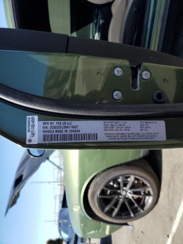 2C3CDZFJ3NH118427 - 2022 DODGE CHALLENGER R/T SCAT PACK GREEN photo 12