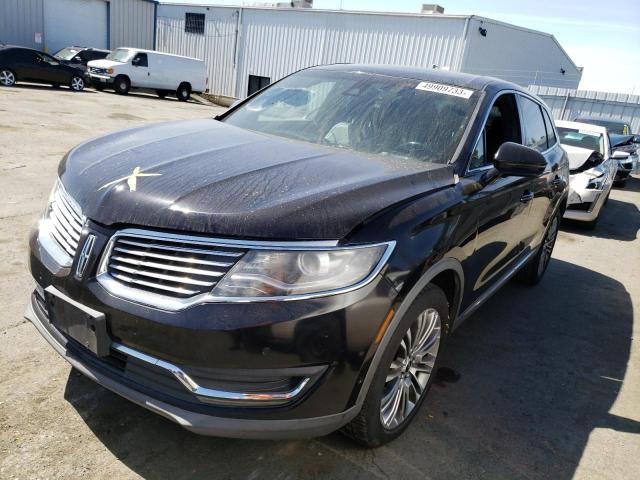 2LMTJ6LR6GBL35392 - 2016 LINCOLN MKX RESERVE შავი ფოტო 1