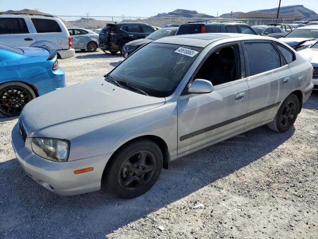 KMHDN55DX2U070771 - 2002 HYUNDAI ELANTRA GLS GRAY photo 1