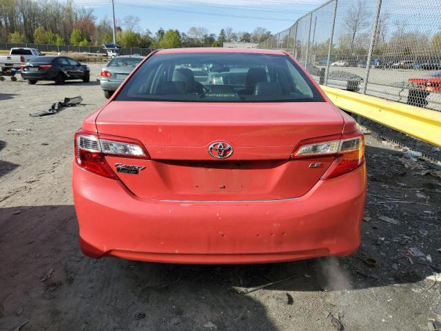 4T4BF1FK9ER361881 - 2014 TOYOTA CAMRY L RED photo 6