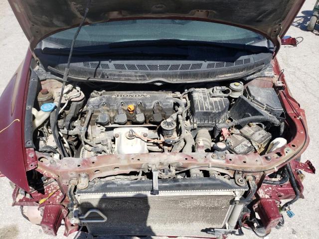 2HGFA1F96BH518293 - 2011 HONDA CIVIC EXL წითელი ფოტო 11