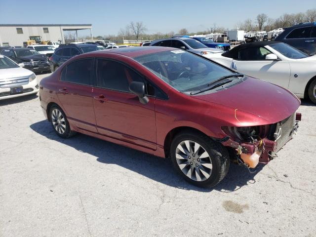 2HGFA1F96BH518293 - 2011 HONDA CIVIC EXL წითელი ფოტო 4