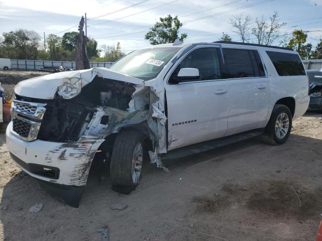 1GNSCHKC4KR239675 - 2019 CHEVROLET SUBURBAN C1500 LT WHITE photo 1