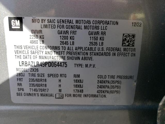 LRBAZLR49PD064475 - 2023 BUICK ENVISION PREFERRED 银色 照片 14