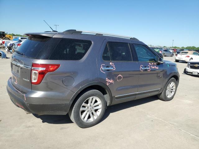 1FM5K7D87DGC79576 - 2013 FORD EXPLORER XLT GRAY photo 3