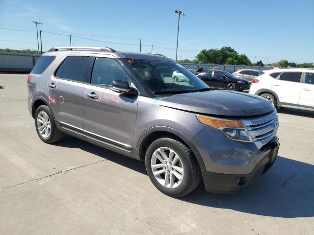 1FM5K7D87DGC79576 - 2013 FORD EXPLORER XLT GRAY photo 4