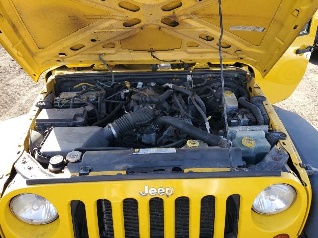 1J4GA39118L637153 - 2008 JEEP WRANGLER U X YELLOW photo 11