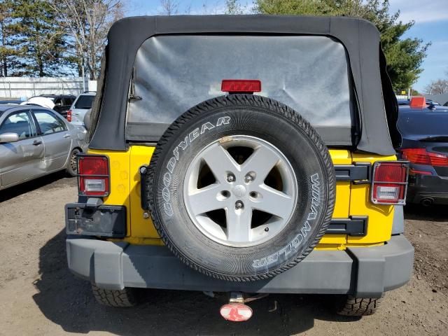 1J4GA39118L637153 - 2008 JEEP WRANGLER U X YELLOW photo 6