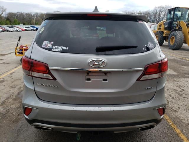 KM8SNDHF4HU174924 - 2017 HYUNDAI SANTA FE SE SILVER photo 6