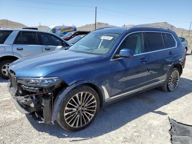 5UXCW2C09N9J28029 - 2022 BMW X7 XDRIVE40I BLUE photo 1
