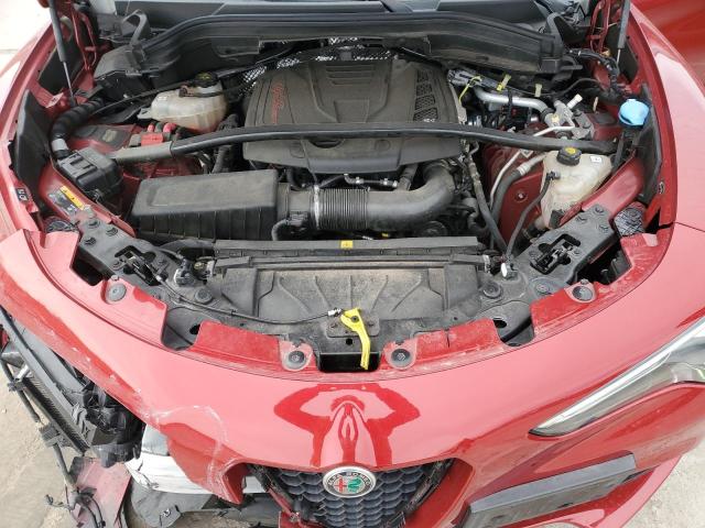 ZASPAKBN4K7C54604 - 2019 ALFA ROMEO STELVIO TI RED photo 12
