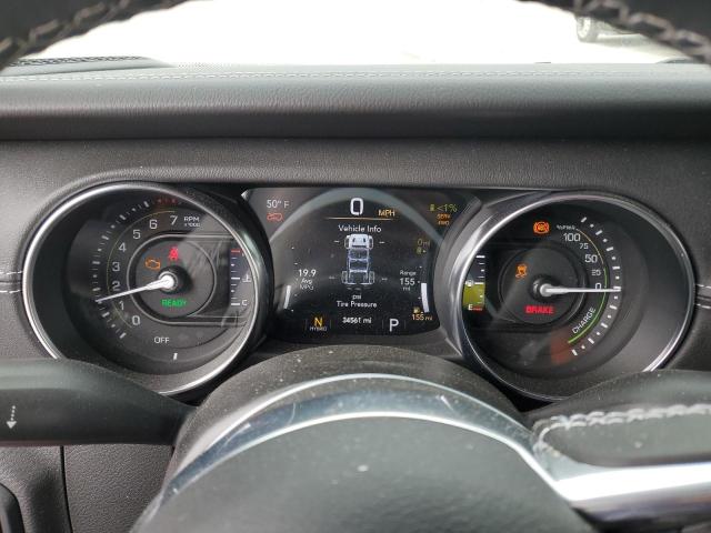 1C4JJXP67NW276118 - 2022 JEEP WRANGLER U SAHARA 4XE RED photo 9