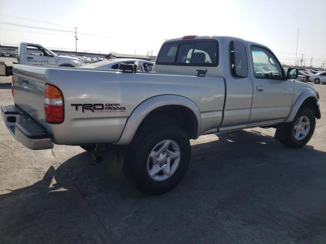 5TESN92N42Z089095 - 2002 TOYOTA TACOMA XTRACAB PRERUNNER ვერცხლისფერი ფოტო 3