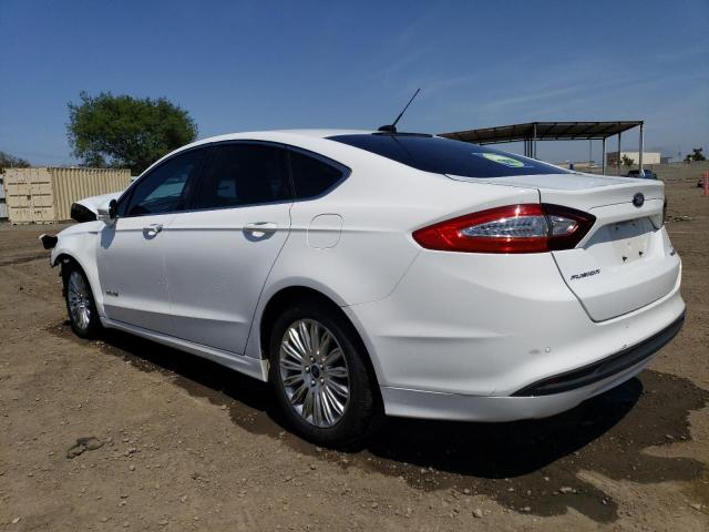 3FA6P0LU2DR235323 - 2013 FORD FUSION SE HYBRID WHITE photo 2