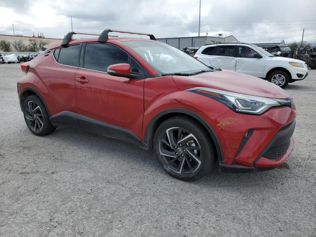 JTNKHMBX8M1125634 - 2021 TOYOTA C-HR XLE RED photo 4