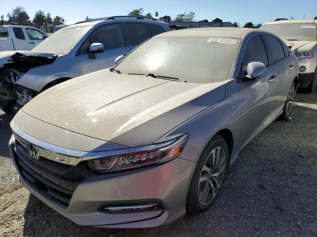 1HGCV3F45KA013836 - 2019 HONDA ACCORD HYBRID EX SILVER photo 1