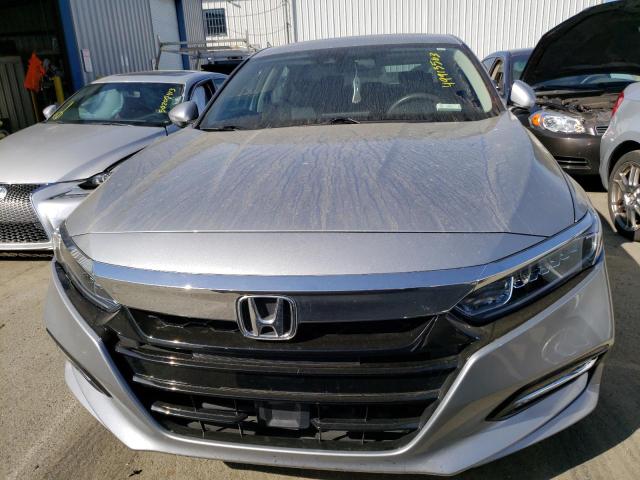 1HGCV3F45KA013836 - 2019 HONDA ACCORD HYBRID EX SILVER photo 5