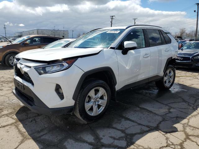 2T3P1RFV5KW072491 - 2019 TOYOTA RAV4 XLE WHITE photo 1